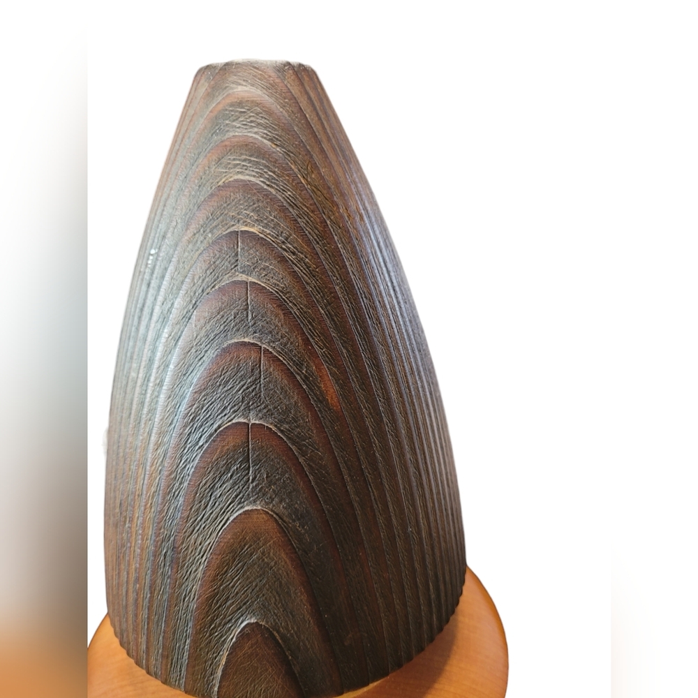Tim Green Tree Sculpture with Ribbed Texture - Picture 10 of 16